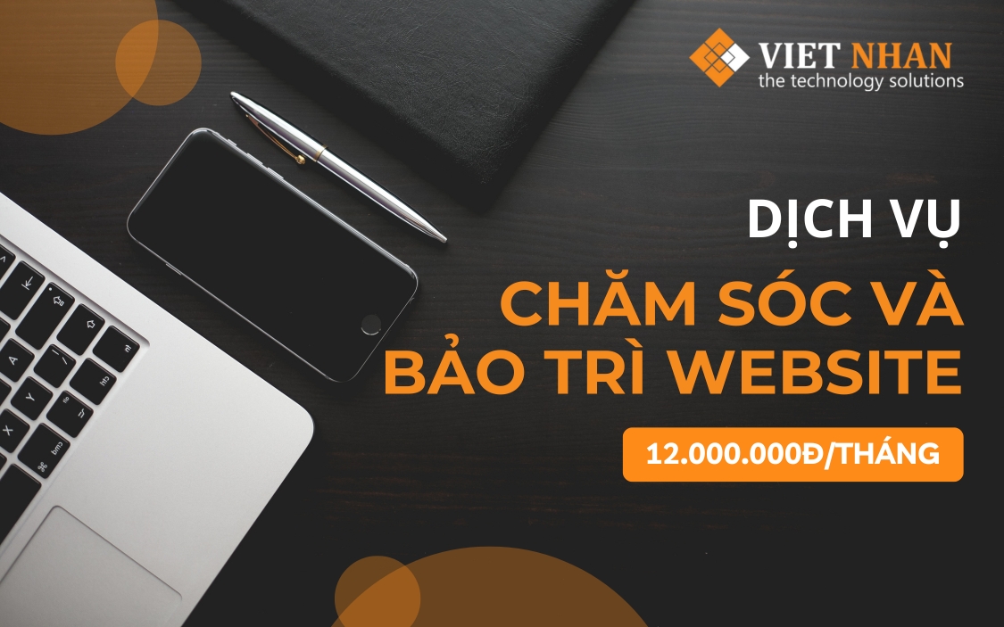 Dịch vụ bảo trì website trọn gói 12.000.000đ/tháng