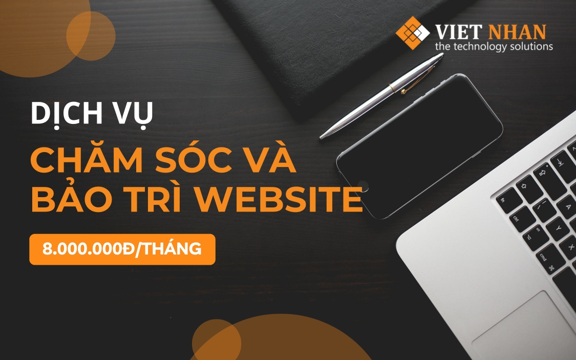 Dịch vụ bảo trì website trọn gói 8.000.000đ/tháng
